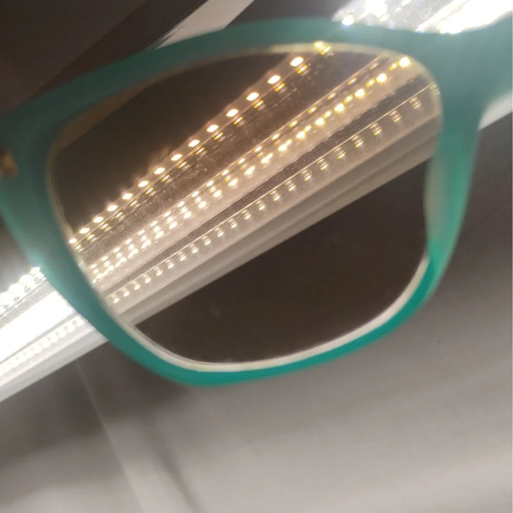 Tiffany & Co. Atlas Roman Numeral Teal Cats Eye Amber Gradient Sunglasses + Case